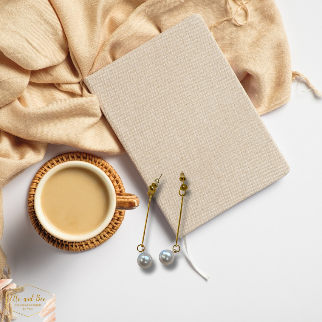 pearl drop earrings