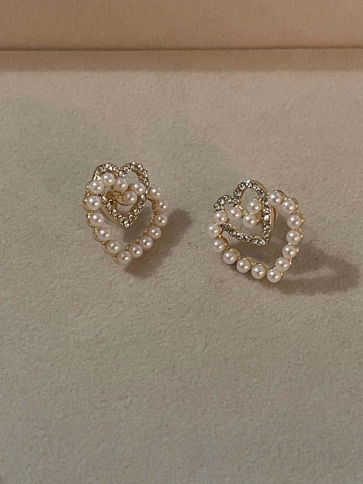 Heartfelt Pearl Earrings
