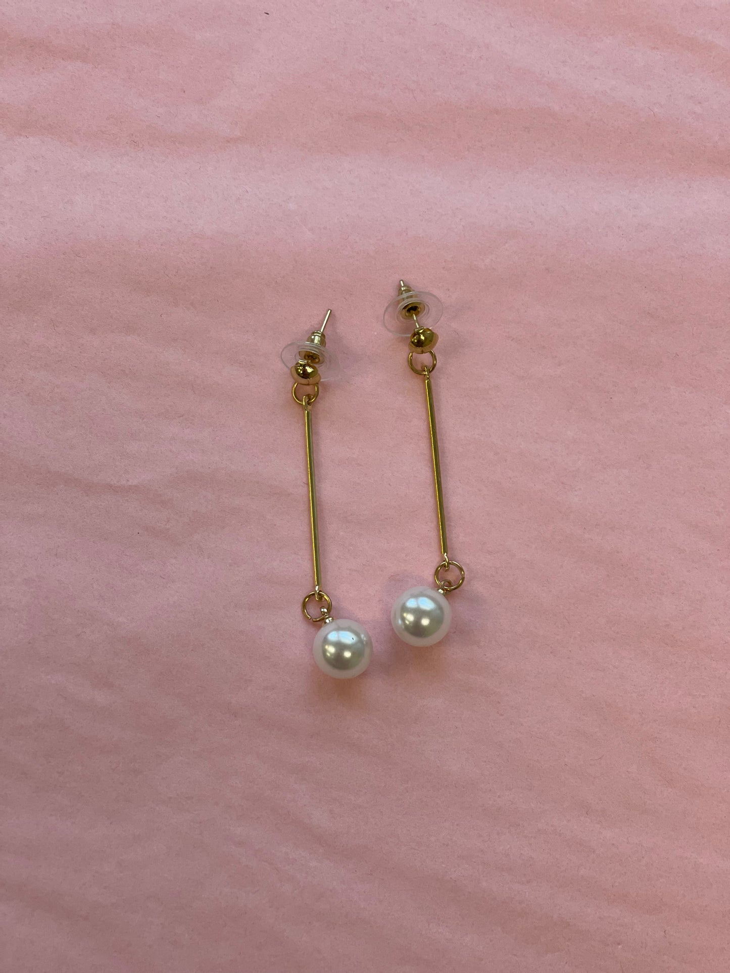 pearl drop earrings