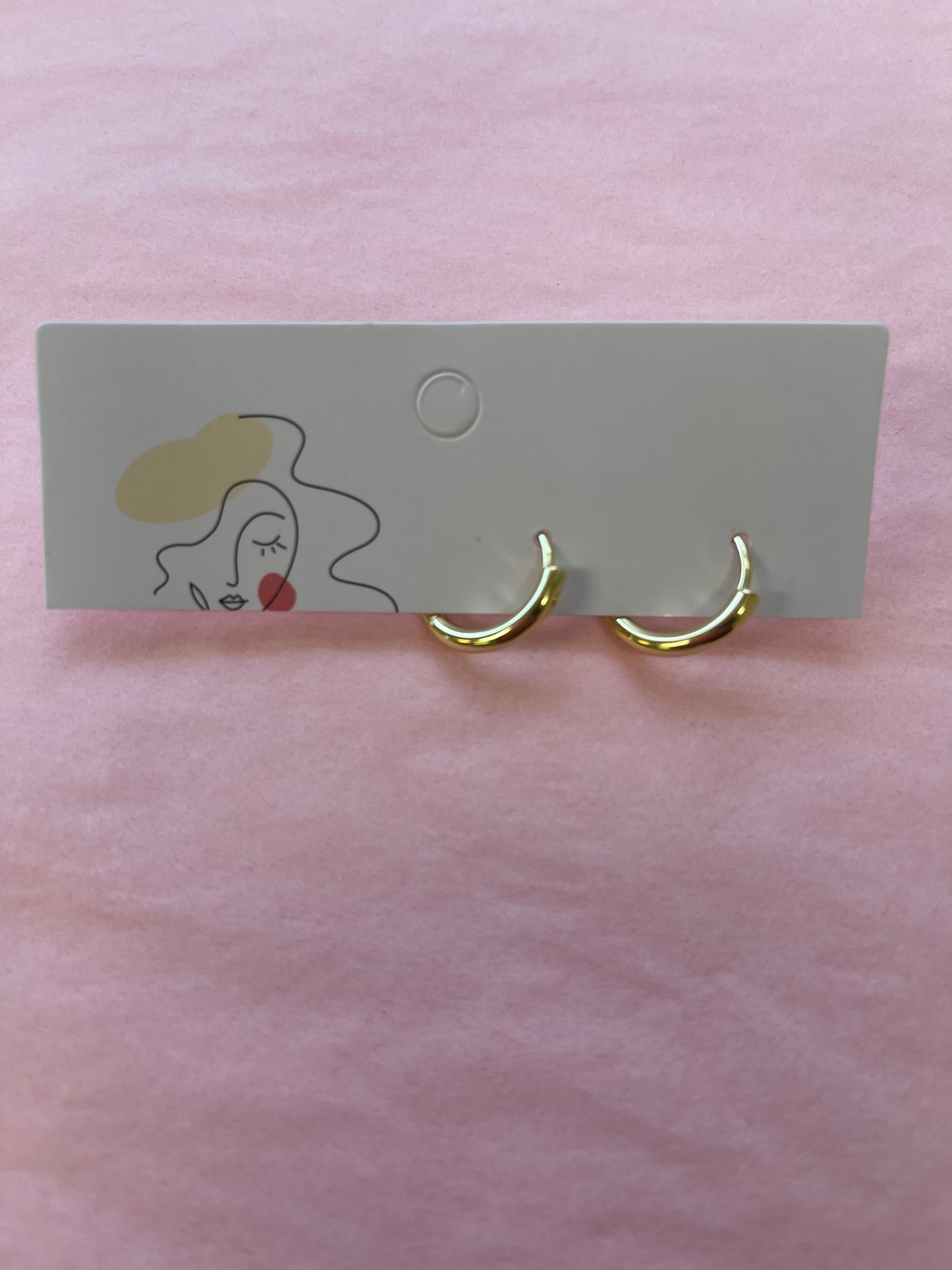 gold mini inifity style hoop
