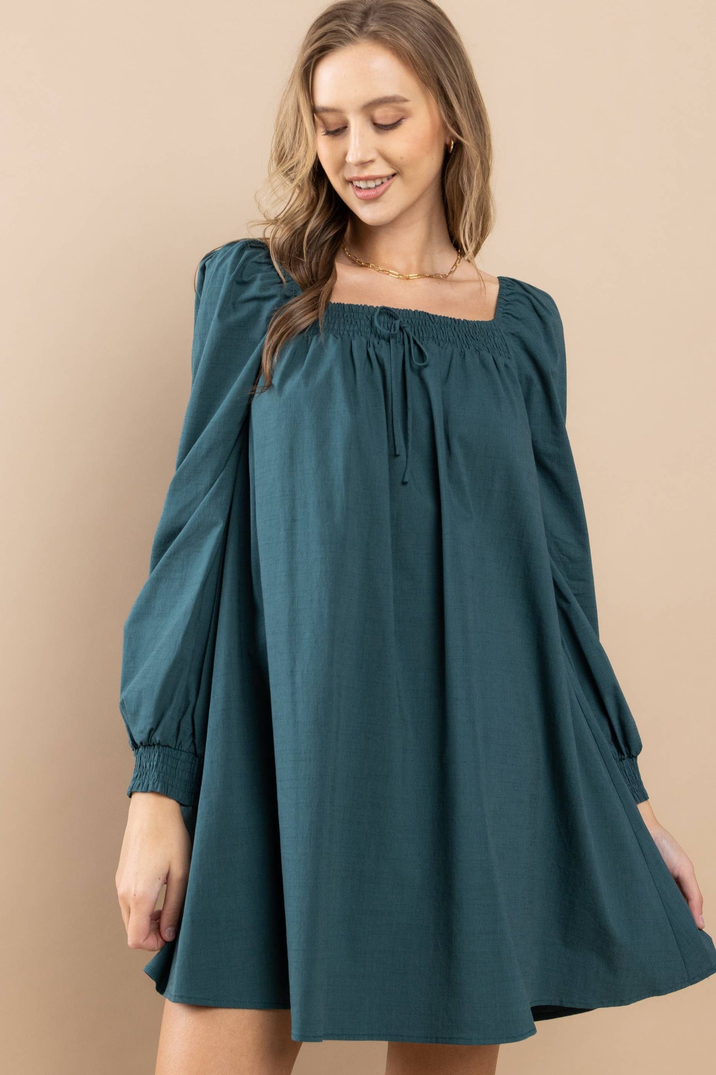 Cool Harvest Babydoll Dress