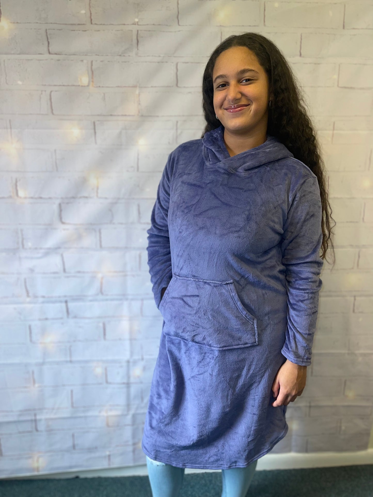 oversized plush blanket hoodie