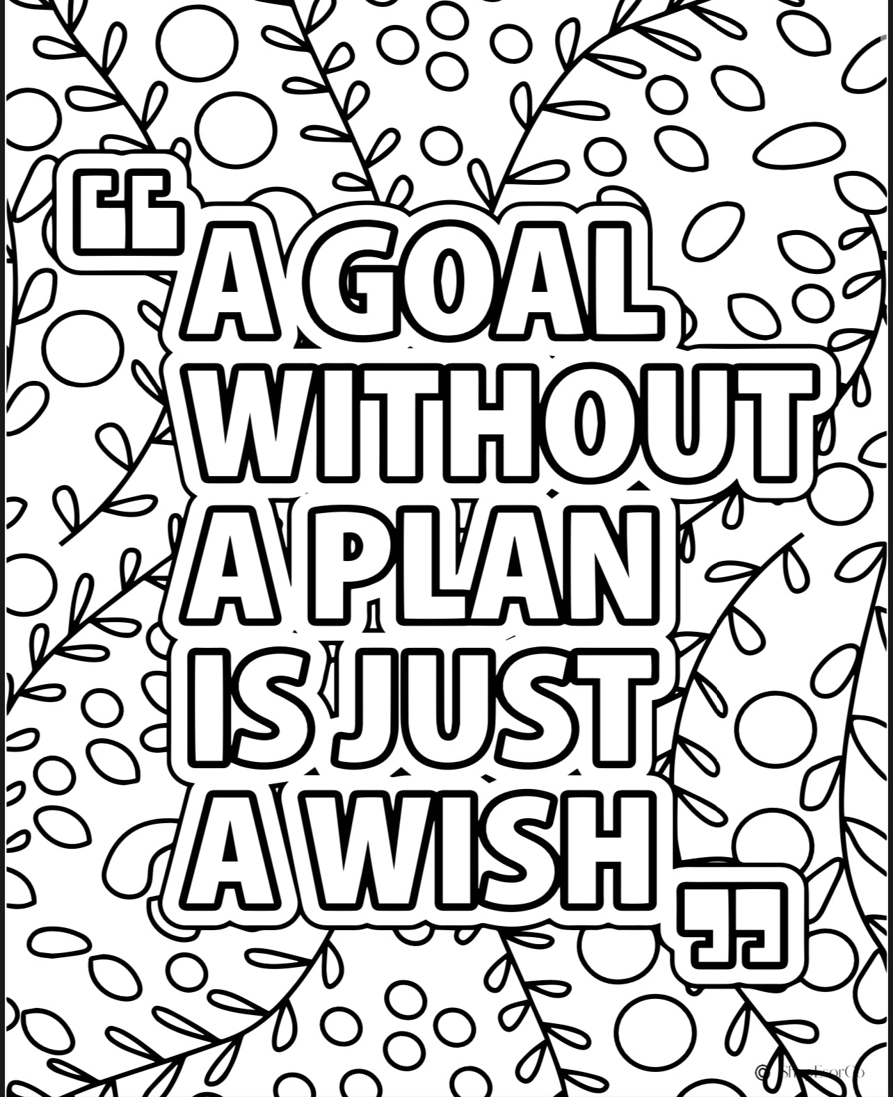 25 Coloring book pages - For Adults and Teens