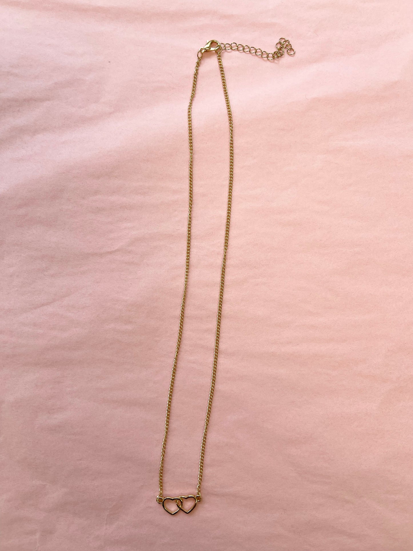 interlocked hearts necklace