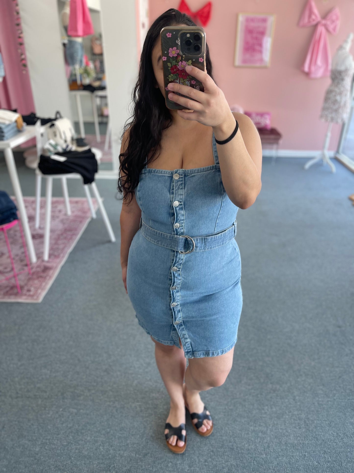 The Tatum Denim Dress