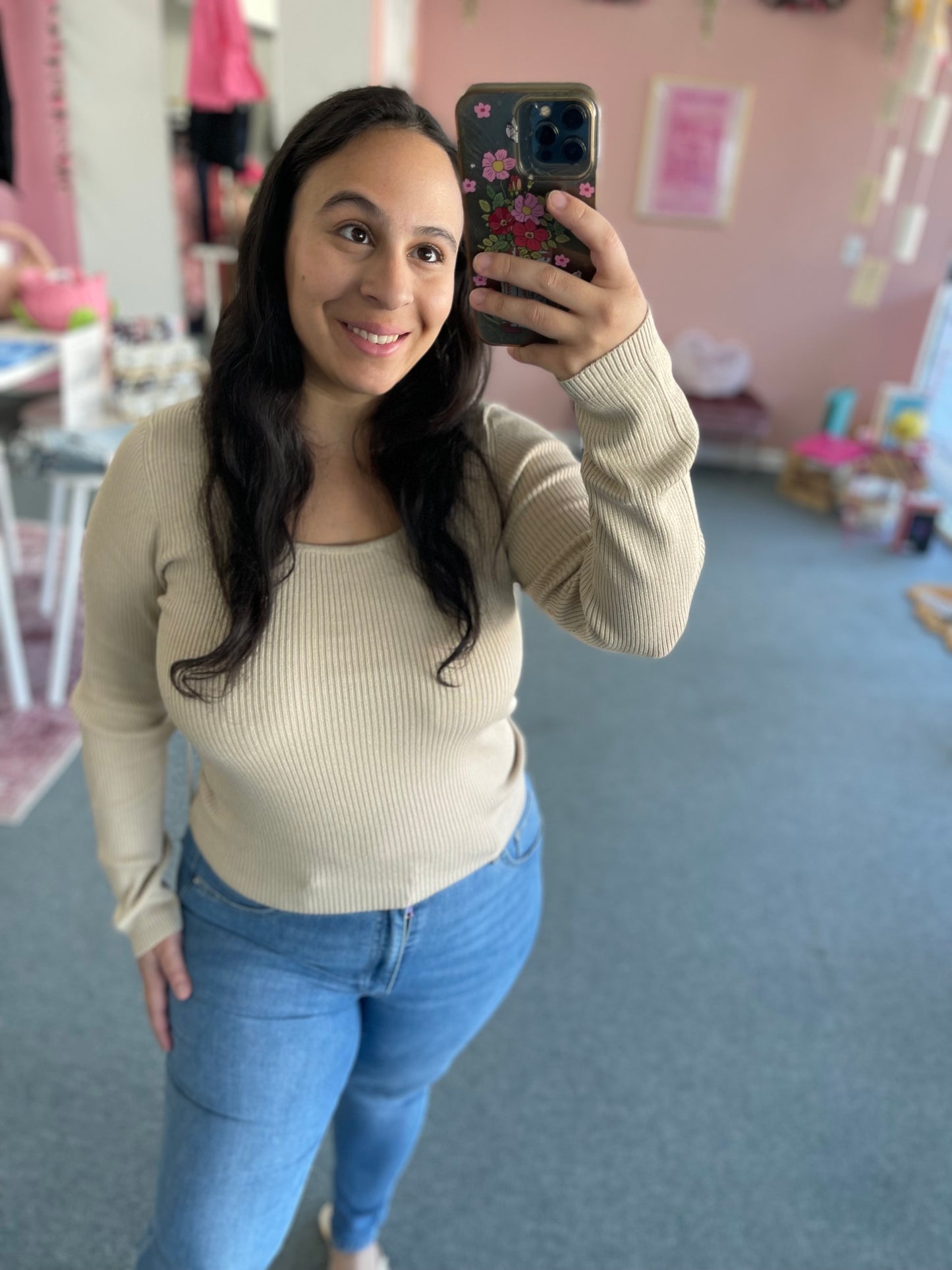 Hayden Rib-knit Top