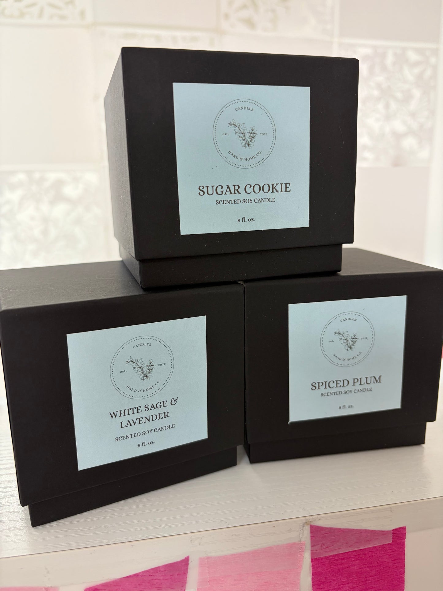 Hand & Home Co. – Luxe Scented Soy Candle | 8 oz