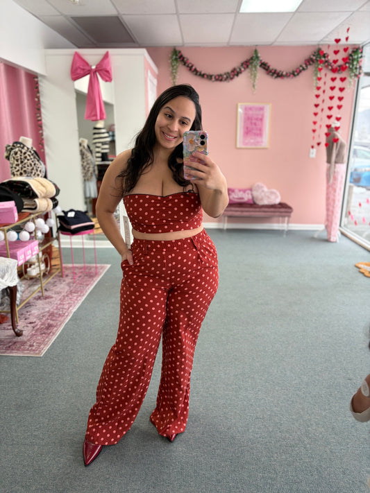 Heartbreaker Polka Dot Set