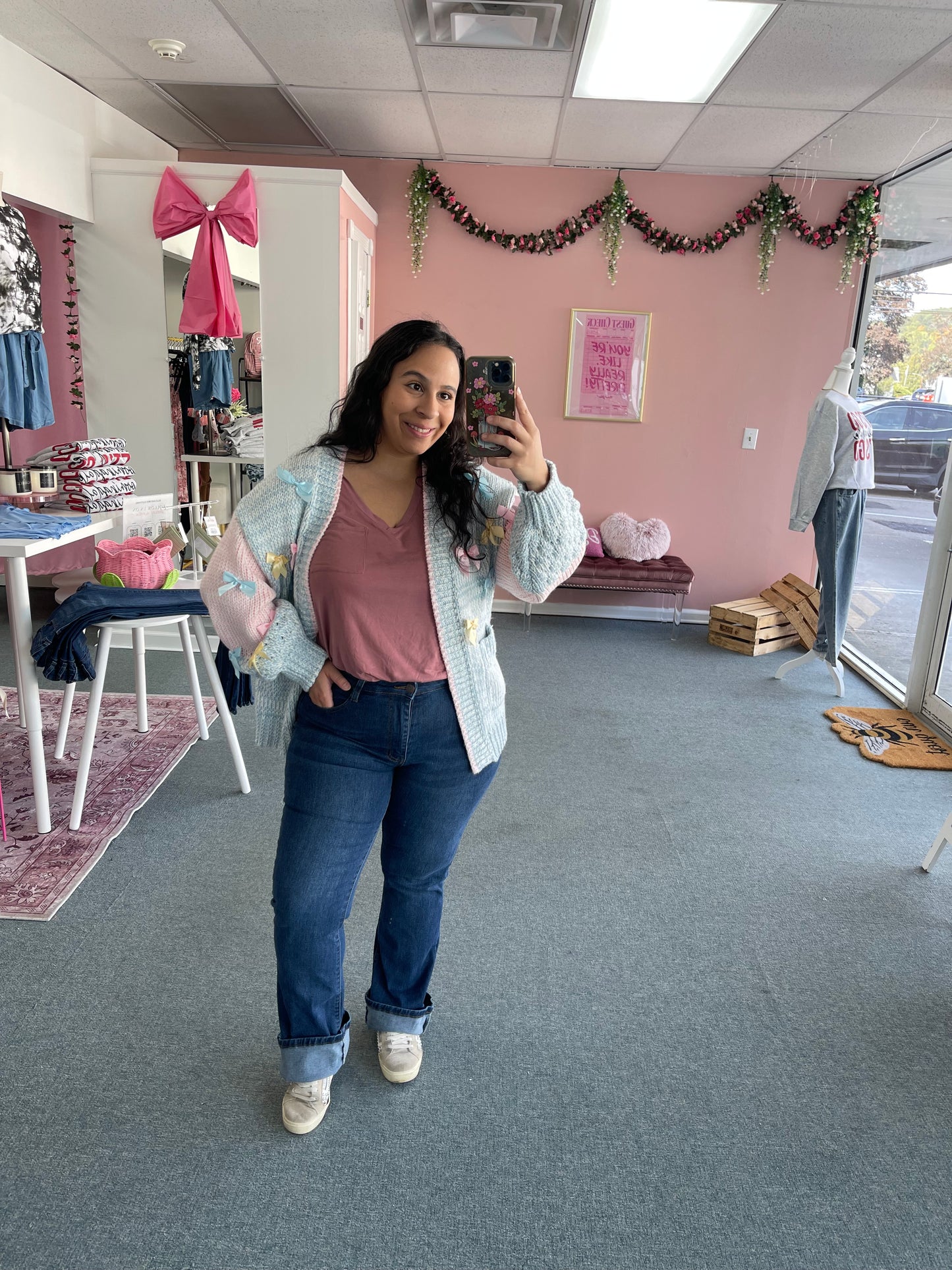 Falling for Bows Cardigan