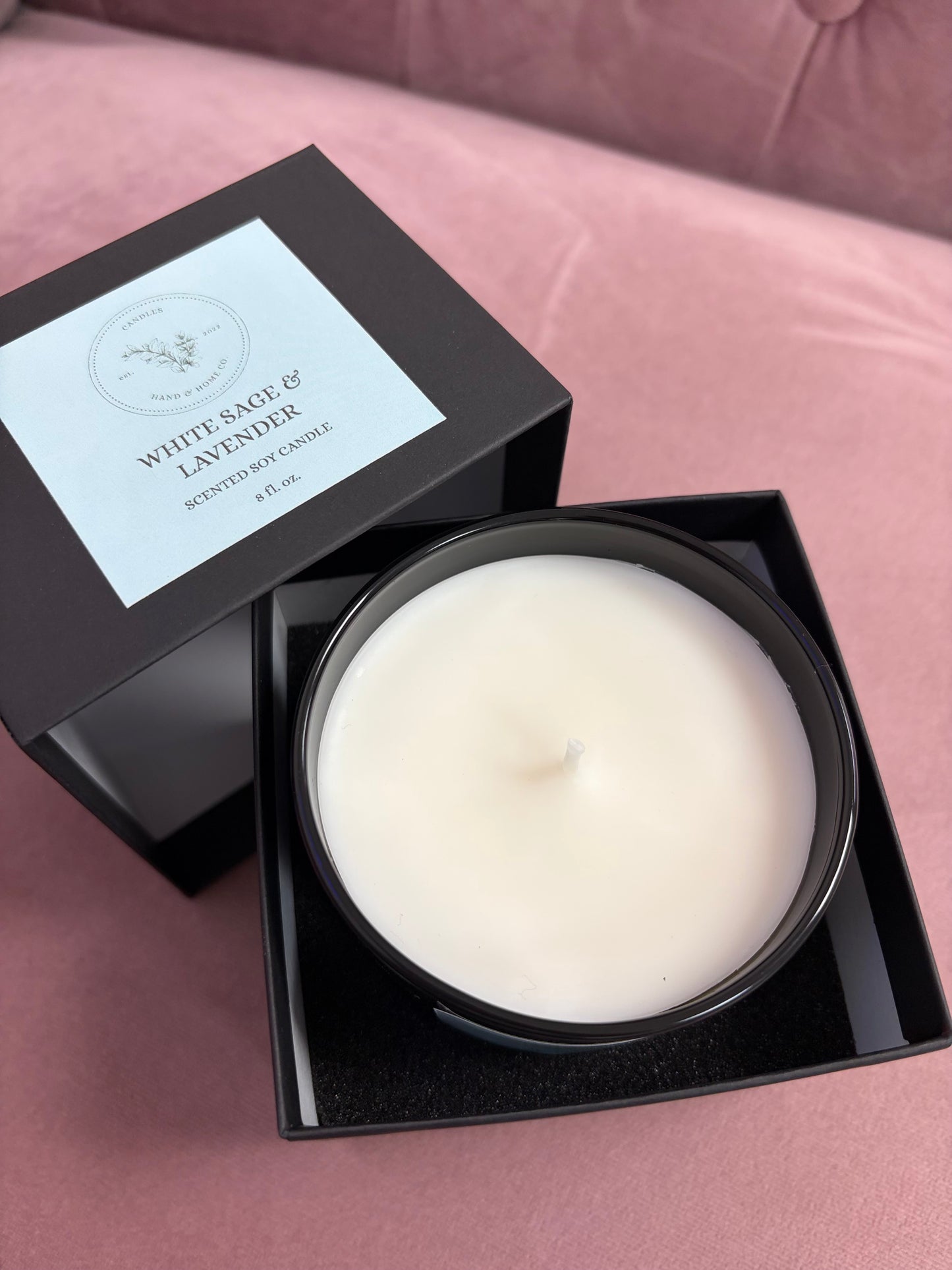 Hand & Home Co. – Luxe Scented Soy Candle | 8 oz