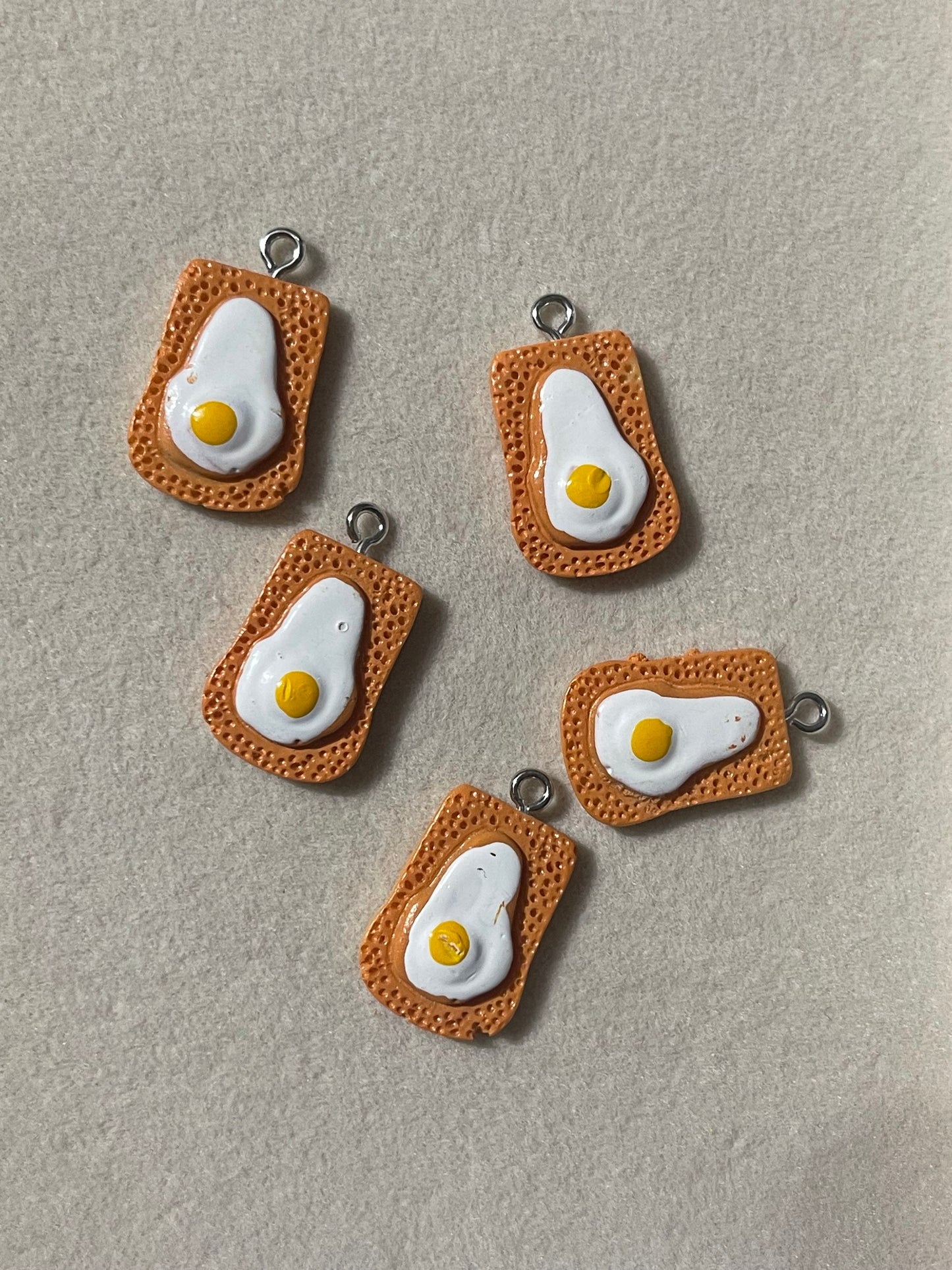 Egg and Toast Charm