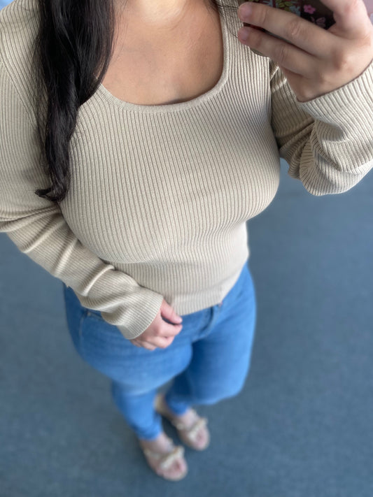Hayden Rib-knit Top