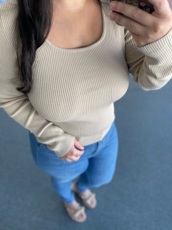 Hayden Rib-knit Top
