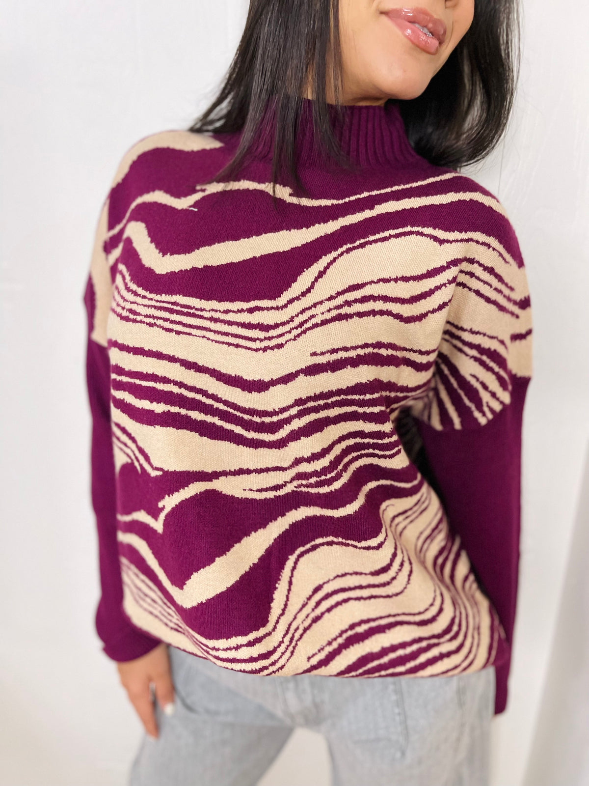 Mulberry Crush Sweater