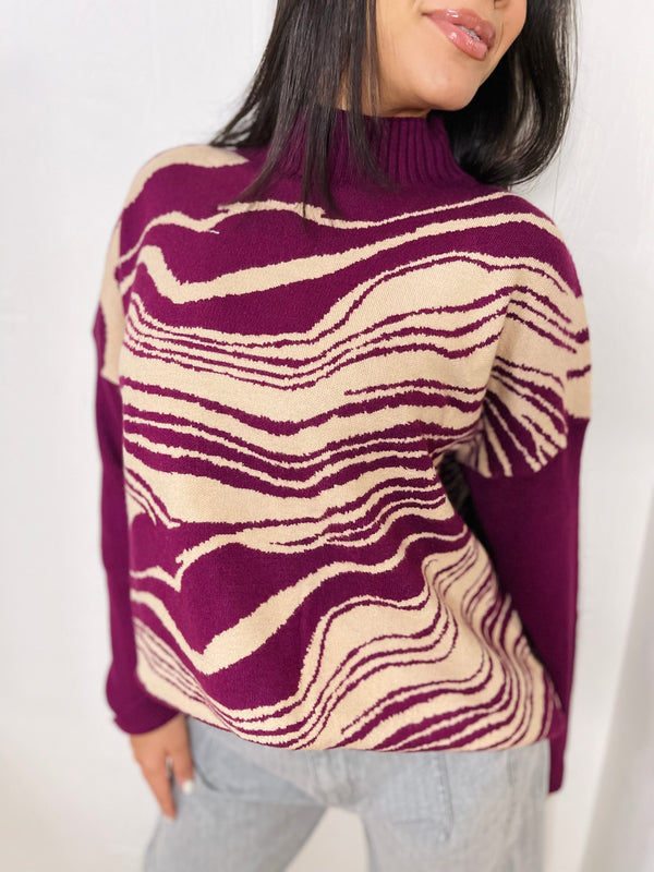 Mulberry Crush Sweater