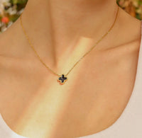 Lucky Clover Stainless Steel Necklace