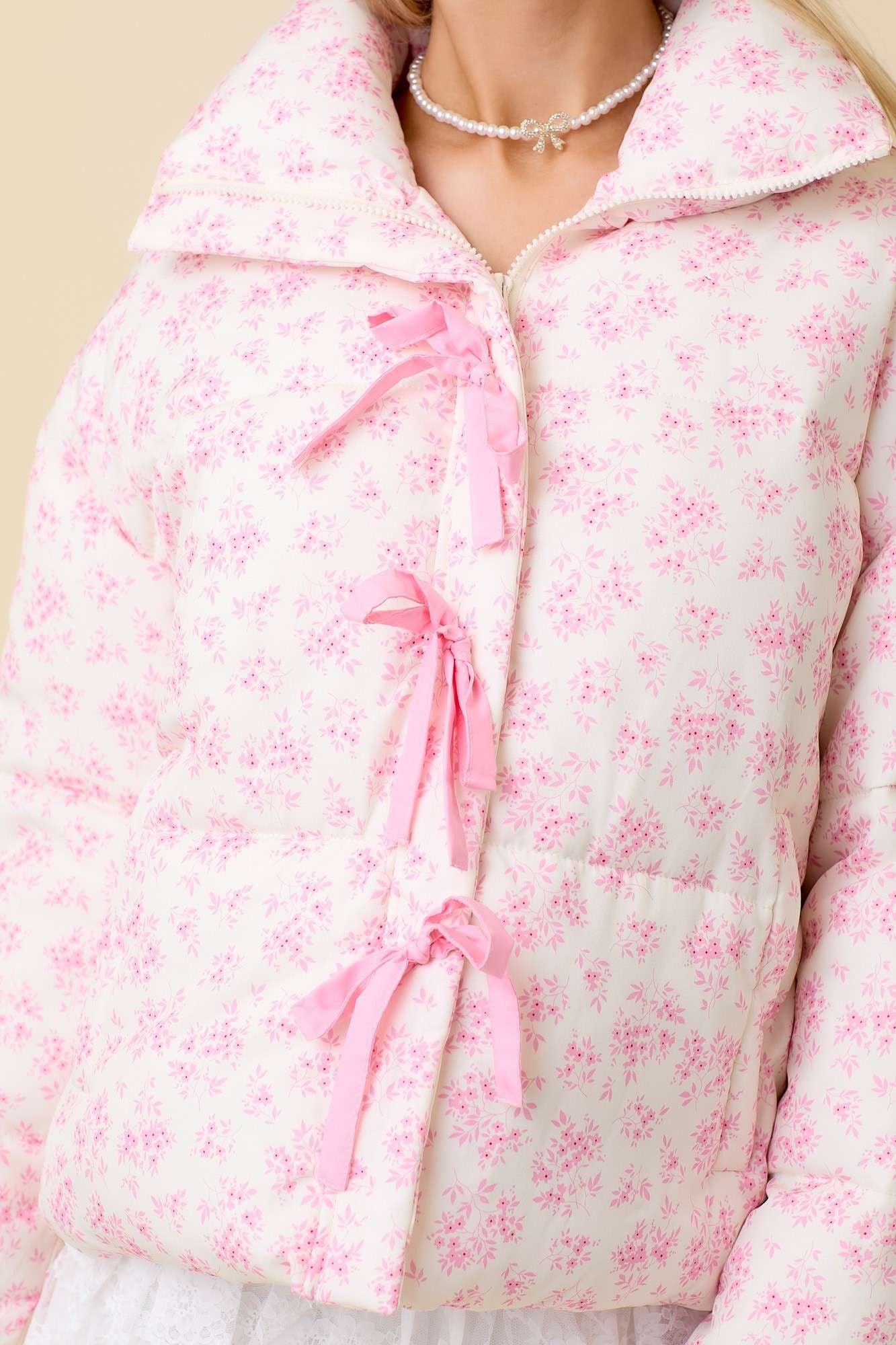 Rosy Dreams Puffer Jacket