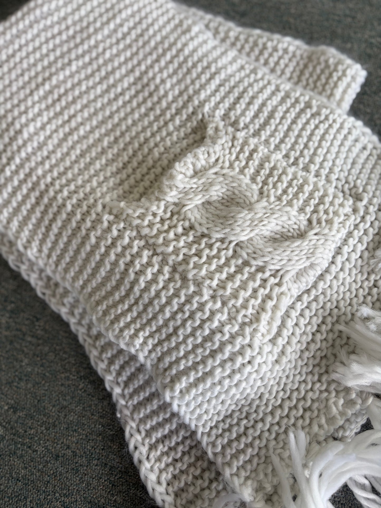 Ivory Haven Knit Scarf