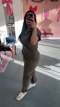 Midnight Moss Utility Jumpsuit