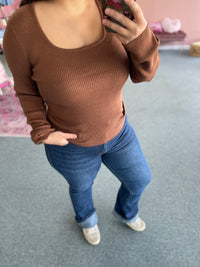 Hayden Rib-knit Top