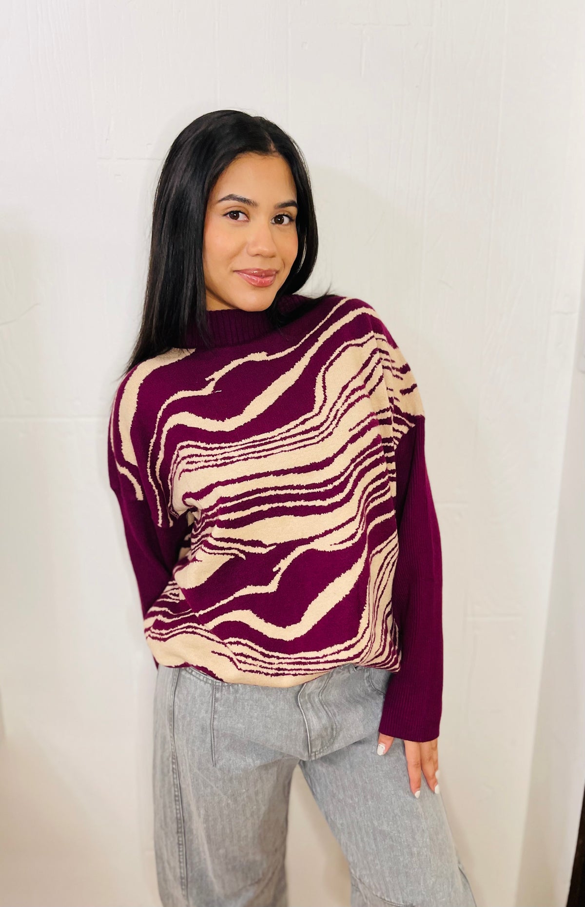 Mulberry Crush Sweater