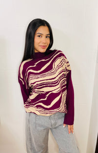 Mulberry Crush Sweater