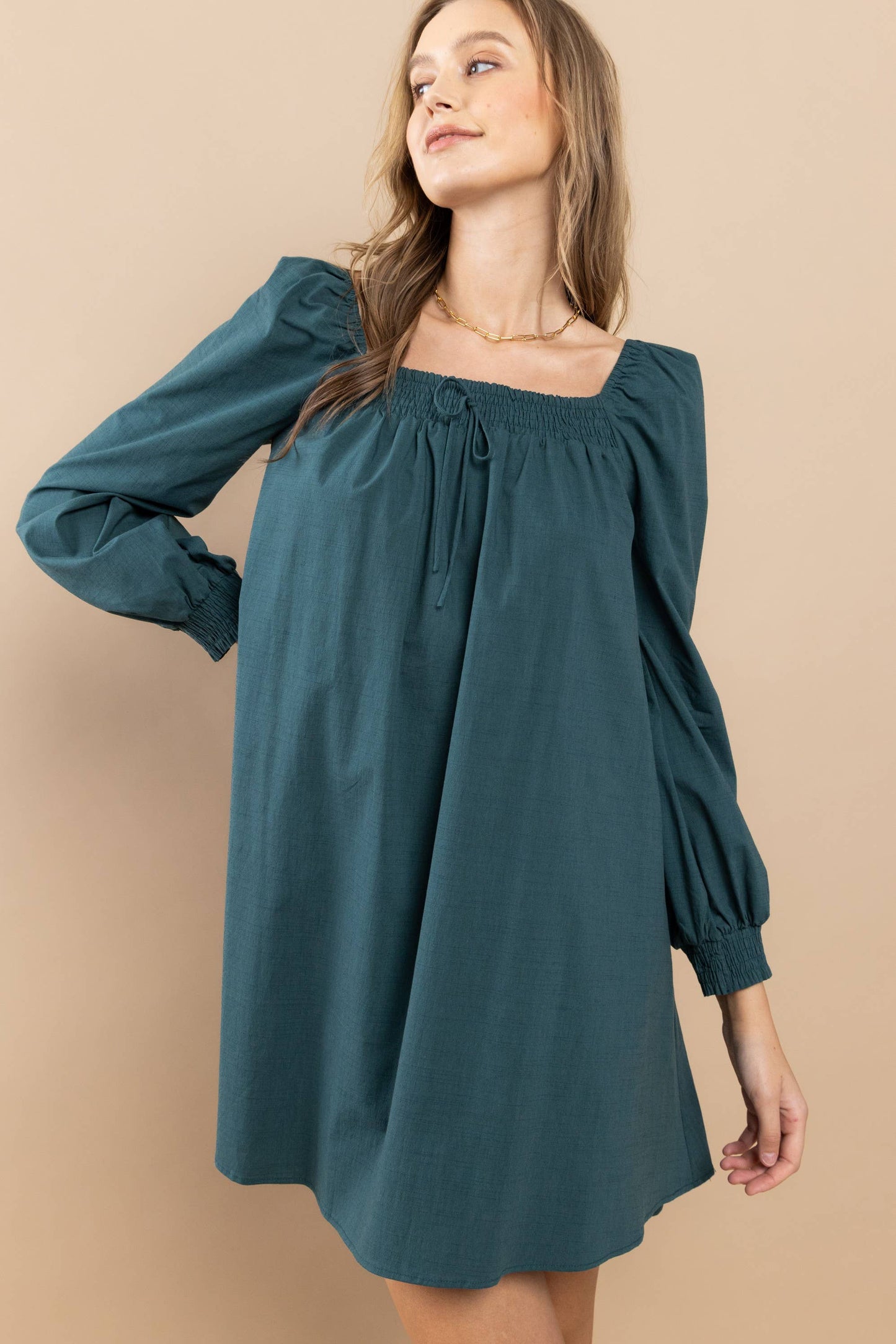 Cool Harvest Babydoll Dress