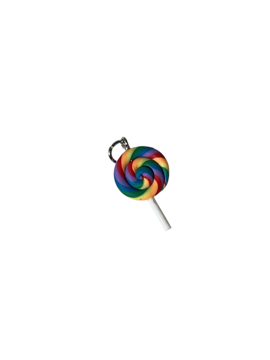 Rainbow Lollipop Charm