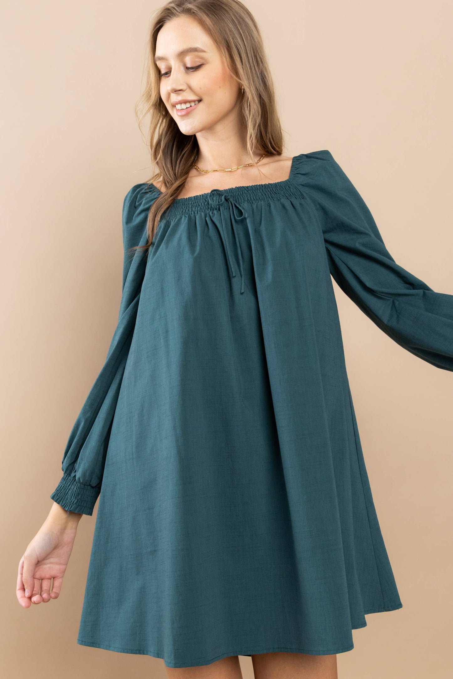 Cool Harvest Babydoll Dress