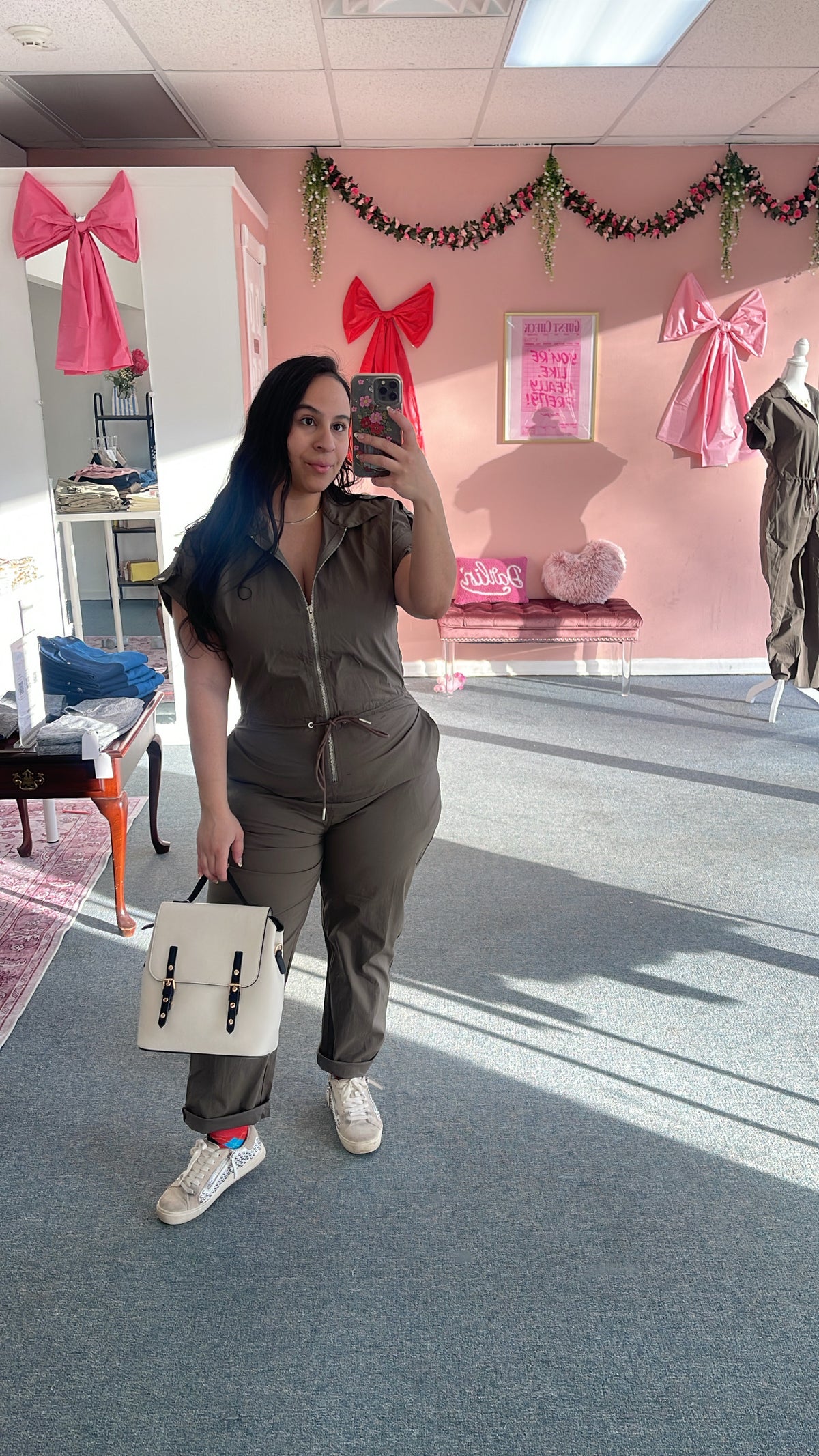 Midnight Moss Utility Jumpsuit
