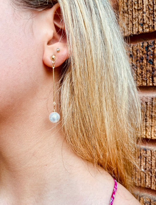 Charlotte Pearl Drop Earrings