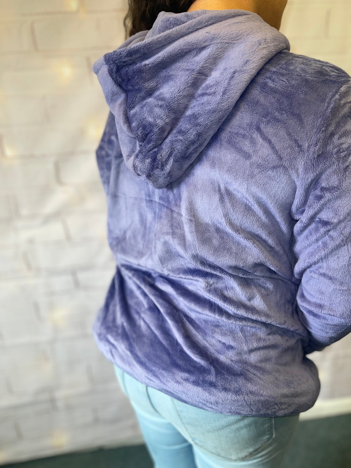 oversized plush blanket hoodie