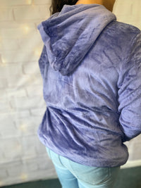 oversized plush blanket hoodie