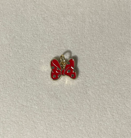 Minnie Mouse Bow Charm