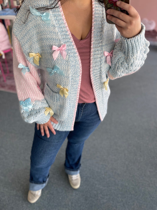 Falling for Bows Cardigan