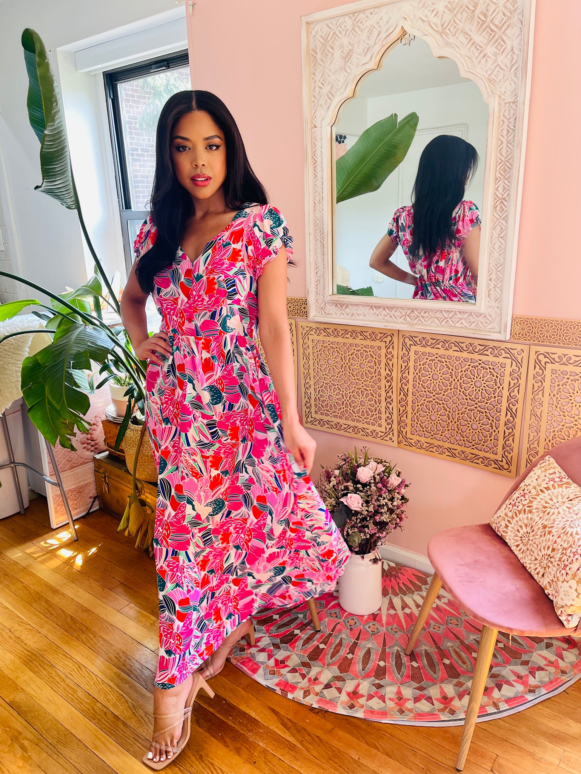 wildflower maxi dress Wildflower Romance Embroidered Maxi Dress | Made-To-Order