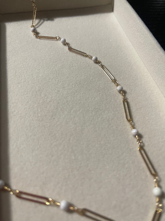 Paper Clip with Pearls