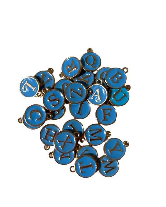 Blue ABC Charm