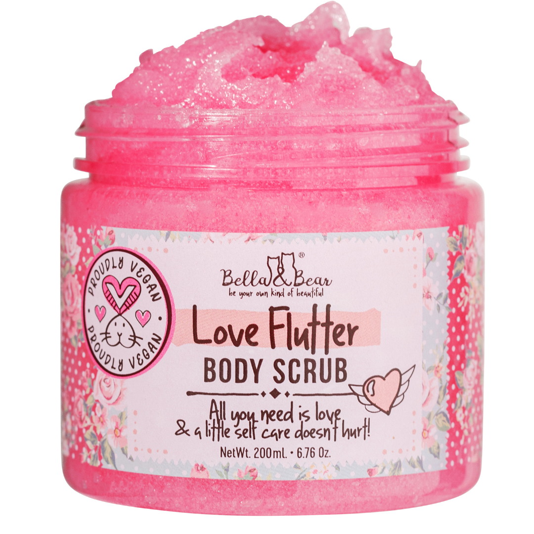 Love Flutter Gift Set | Body Scrub | Body Butter | Women