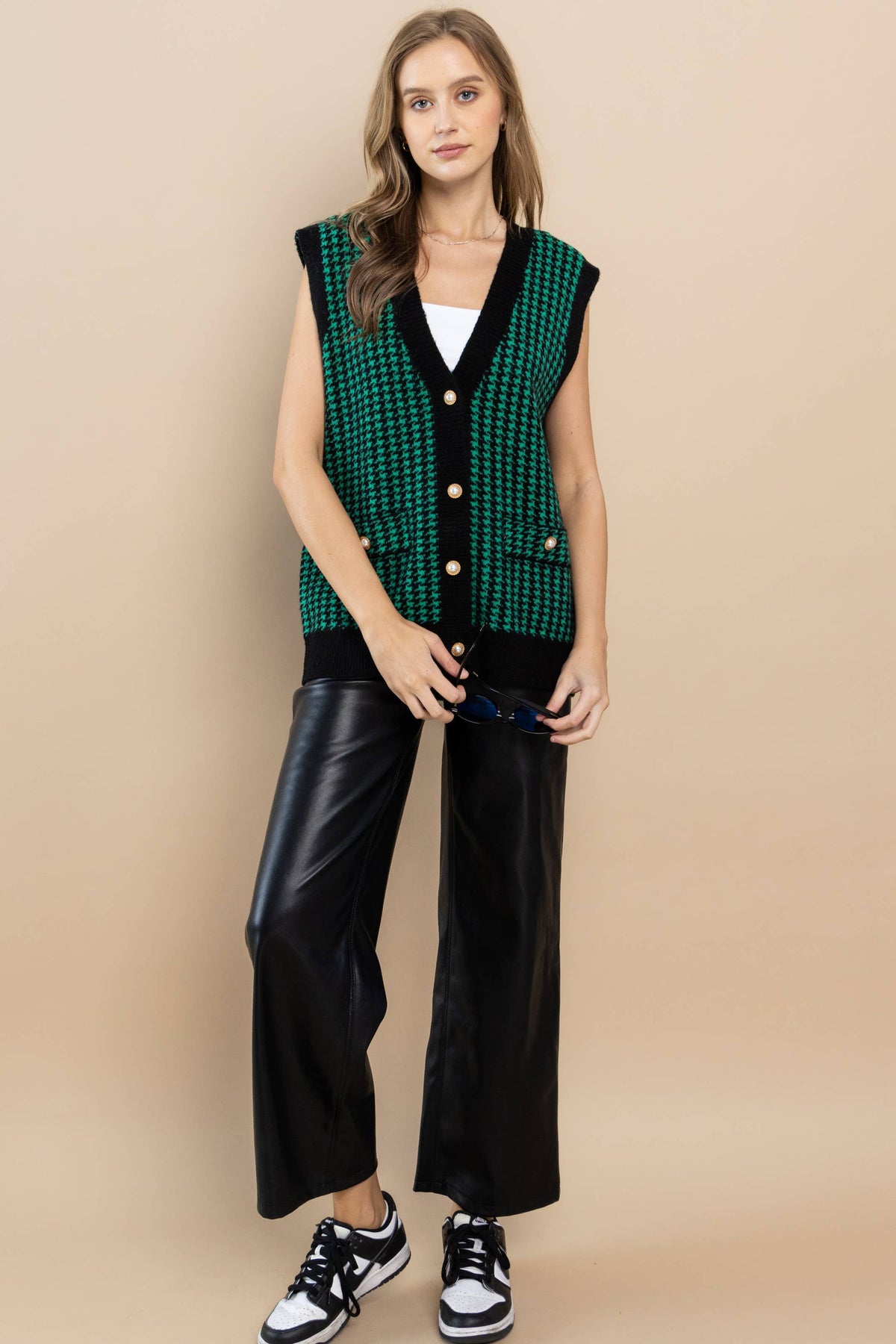 Toasty Pine Sweater Vest